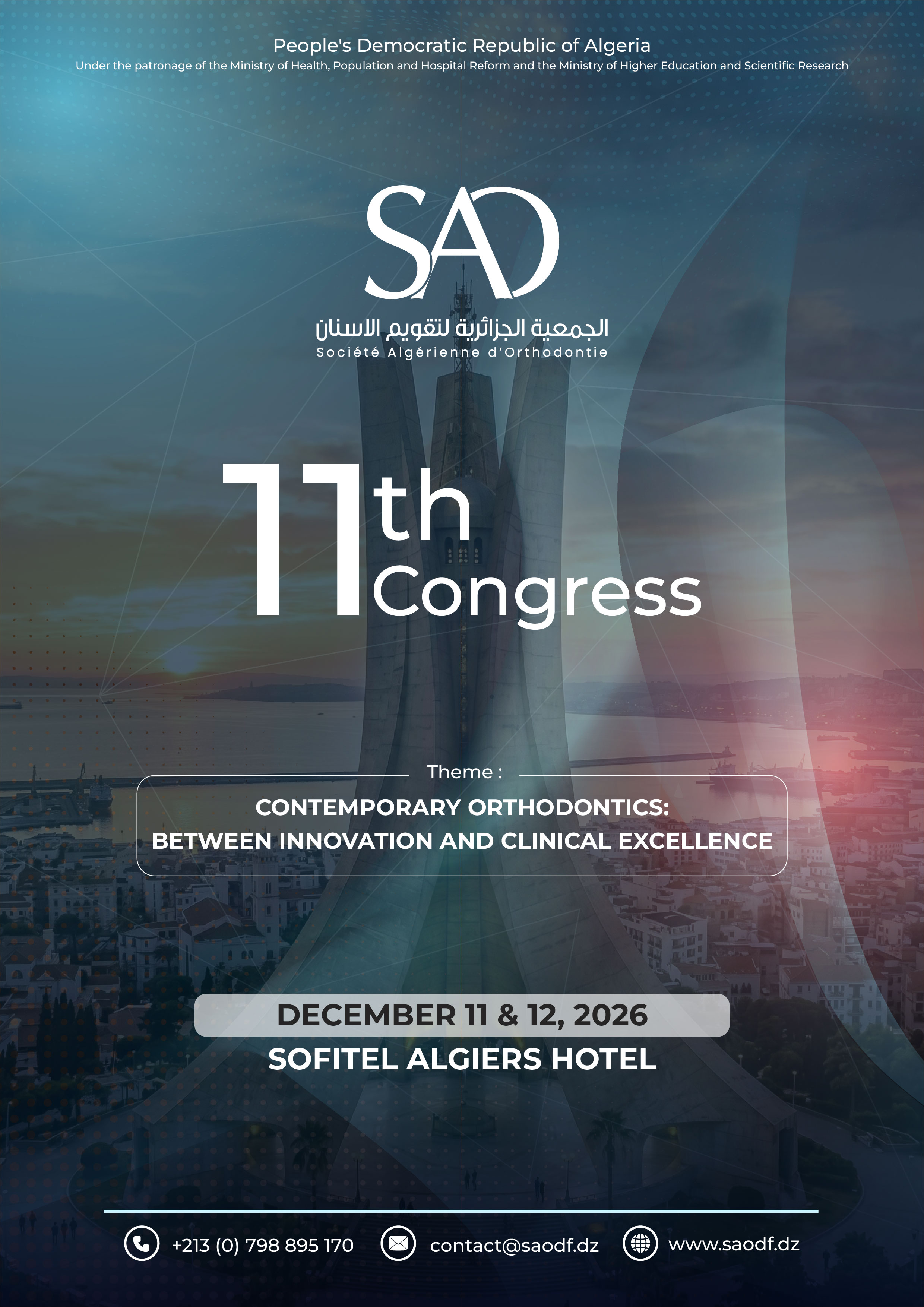 Congrès annuel de la Algerian Orthodontic Society (SAO)